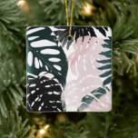 Paradise Handflatan Fronts Julgransprydnad Keramik<br><div class="desc">Paradise Sweep jag by Grace Popp. Handflatan träd löv i olika former motverkas av de unika val som görs i färg. | 138464GG</div>