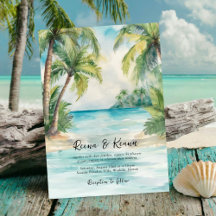 Paradise Handflatan Tropical Beach Wedding
