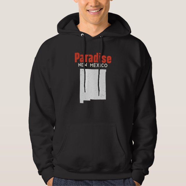 Paradise Hills USA State America Travel New Mexica Hoodie (Framsida)