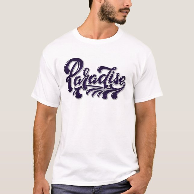Paradise hittade Tee (Framsida)
