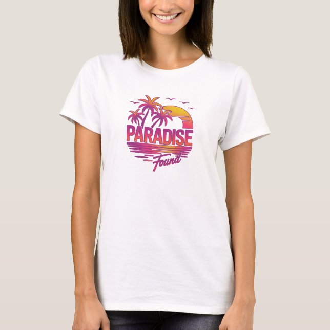 Paradise hittades t shirt (Framsida)