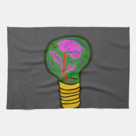 Paradise in a Light Bulb Kitchen Towel Kökshandduk