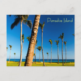 Paradise Island Landskap Vykort