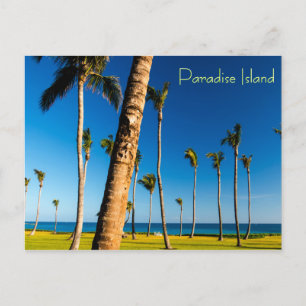 Paradise Island Landskap Vykort