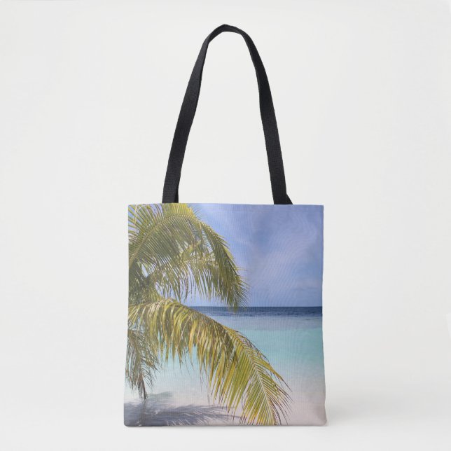 Paradise Island Tote Bag Tygkasse (Framsida)