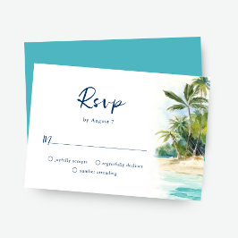 Paradise Island Tropical Beach Wedding OSA kort