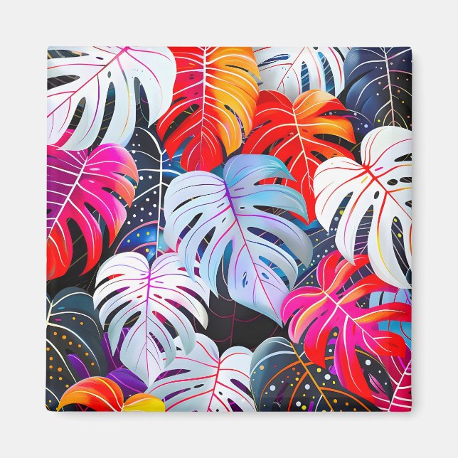 Paradise Jungle Tropical Foliage Magnet (Framsidan)