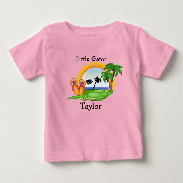 Paradise Little Gator - SRF Tee Shirt (Framsida)