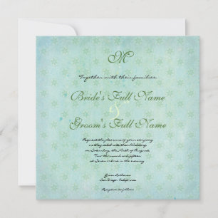 Paradise Love birds Modern Blommigt Swirl Damask Inbjudningar