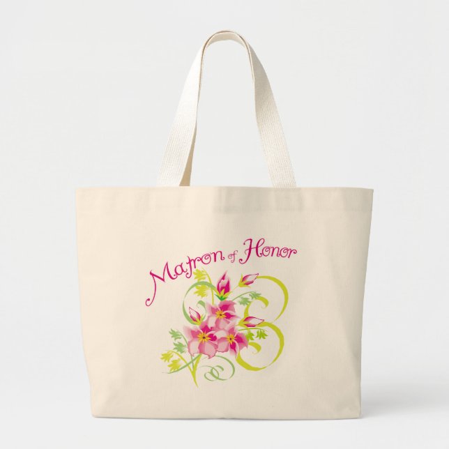 Paradise Matron of Honor Bag Jumbo Tygkasse (Framsidan)