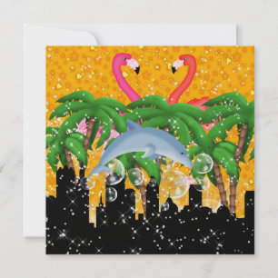 Paradise Party i Stil Bright Ljus - SRF Inbjudningar
