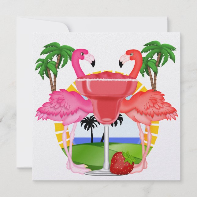 Paradise Party - SRF Inbjudningar (Framsida)