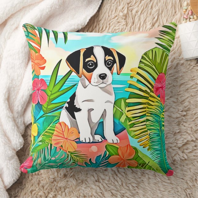 Paradise Puppy Design Kudde (Filt)