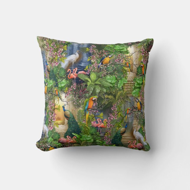 Paradise Repeat Print Dekorativ kudde (Framsida)