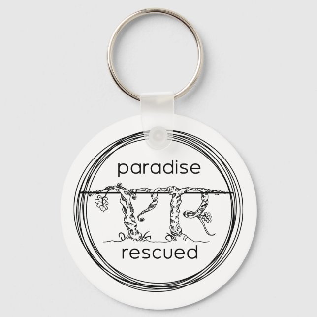 Paradise Rescued Nyckelring (Framsida)