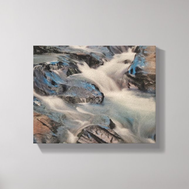 Paradise River on a Stretched Canvas Print (Framsida)