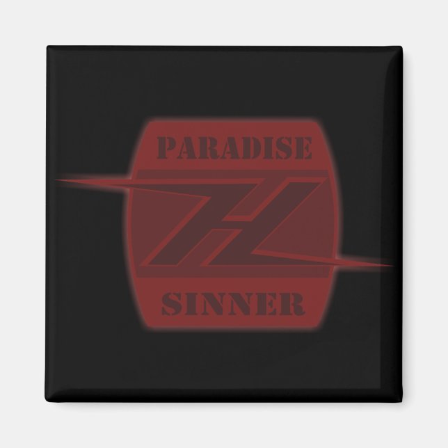 Paradise Sinner Magnet (Framsidan)