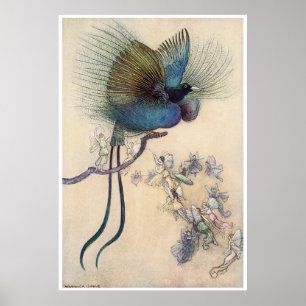 Paradise Skriv ut Warwick Goble Poster