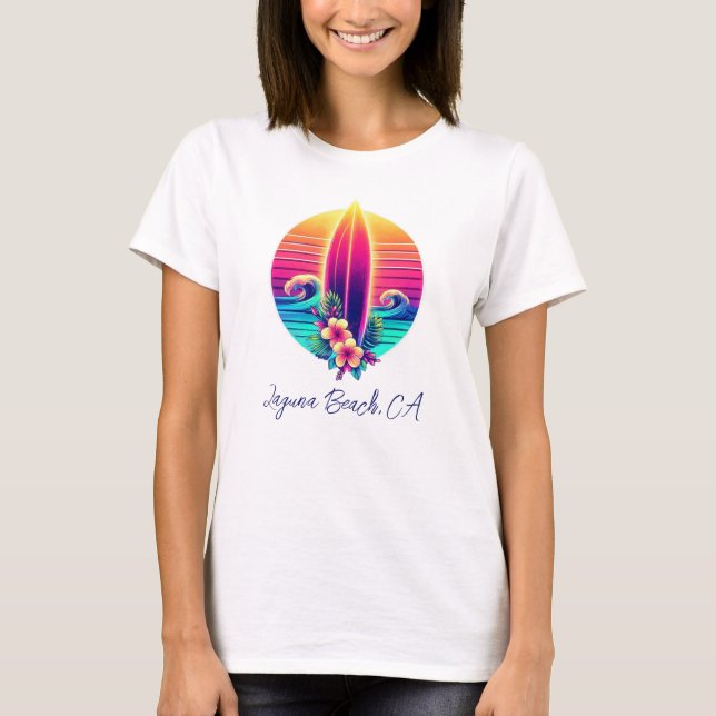 Paradise-solnedgång T Shirt (Framsida)