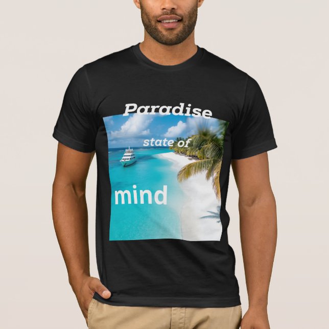 ""Paradise State" T Shirt (Framsida)