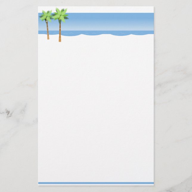 Paradise Stationery Brevpapper (Framsida)