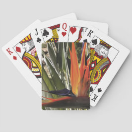 Paradise Strelitzia Reginae Acrylic Painti Spel Kort