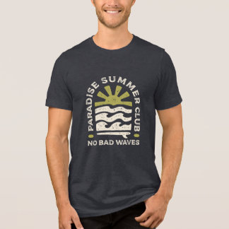 Paradise Summer Club Retro-vågor T Shirt