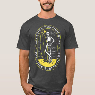 Paradise Surfing Klubb Skeleton T Shirt