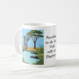 Paradise to do list: Elephant Kaffemugg
