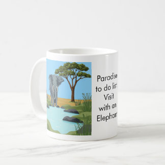 Paradise to do list: Elephant Kaffemugg