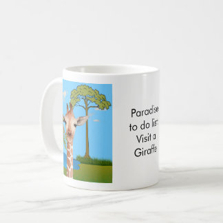 Paradise to do list: Giraffe Kaffemugg