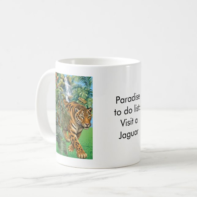 Paradise to do list: Jaguar Kaffemugg (Framsida vänster)