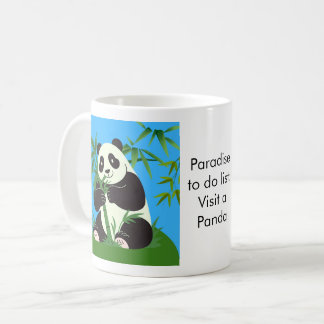 Paradise to do list: Panda Kaffemugg