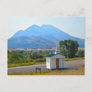 Paradise Valley Chapel, Montana Vykort
