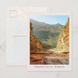Paradise Valley, Marocko Landskap och Resa Vykort