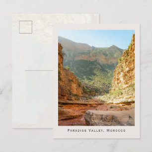 Paradise Valley, Marocko Landskap och Resa Vykort