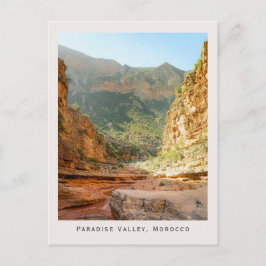 Paradise Valley, Marocko Landskap och Resa Vykort