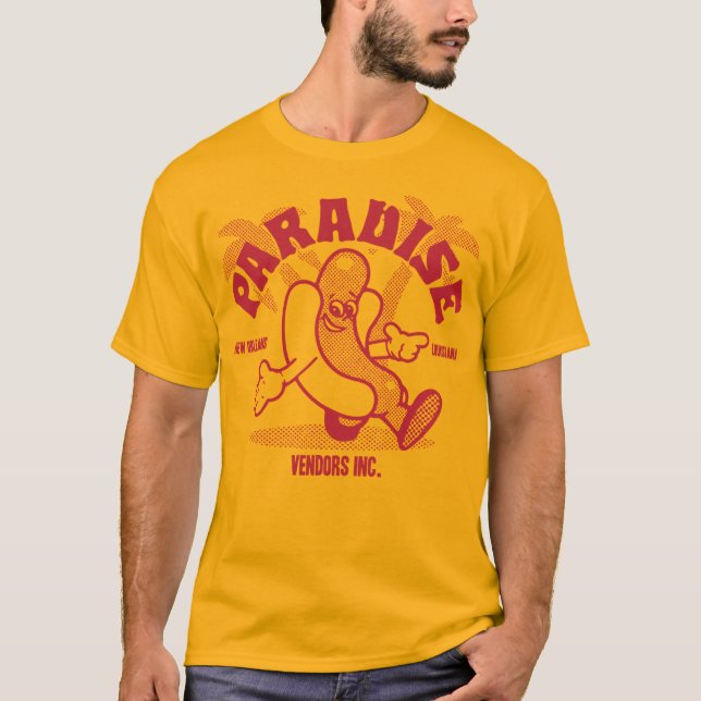 Paradise Vendors Incorporated Mascot T Shirt (Framsida)