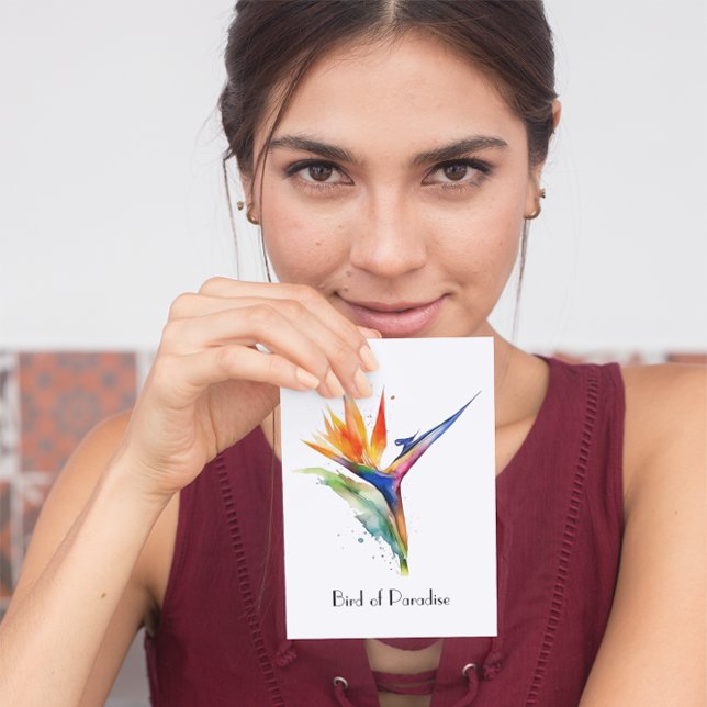 Paradise Watercolor, anpassningsbar Vykort (Skapare uppladdad)