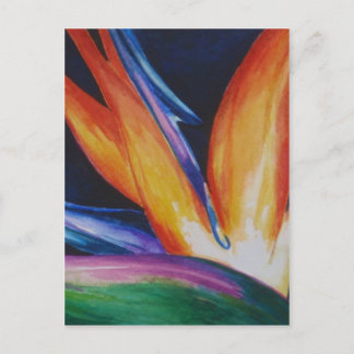 Paradise Watercolor Art Vykort