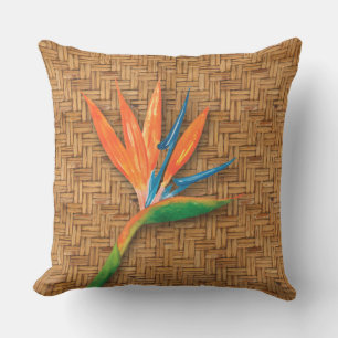 Paradise Woven Wicker Mönster Kudde