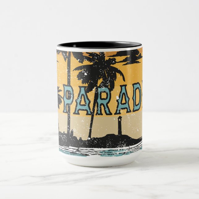 Paradisering är ett Nice Ställe Mugg (Center)