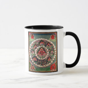 Paradiset av Shambhala, tibetant baner Mugg