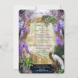 Paradiset Tropical Wisteria vid Golden Palace i Inbjudningar