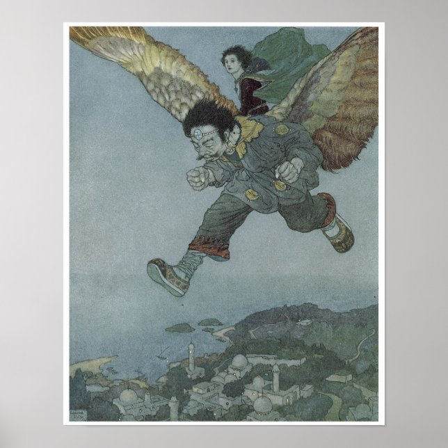 Paradisets trädgård, Edmund Dulac Poster (Framsidan)