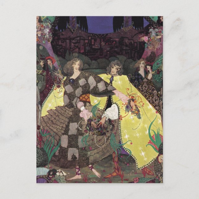 Paradisets trädgård vykort (Framsida)