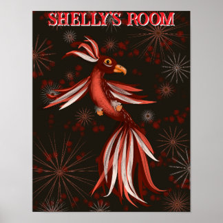 Paradisfågel Poster