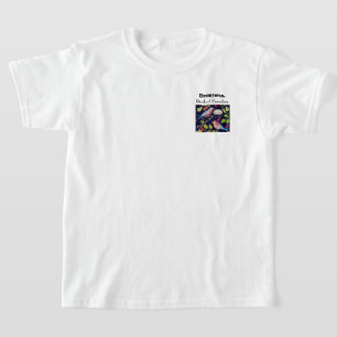 Paradisfåglar i sommarlandskapet t shirt