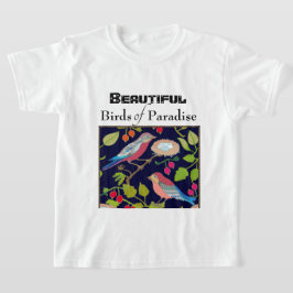 Paradisfåglar i sommarlandskapet  t shirt