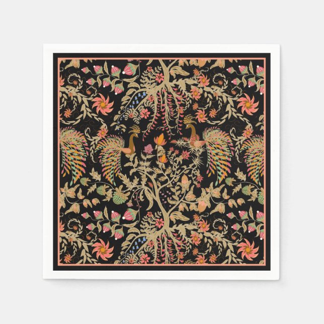 Paradisfåglar Pappersservett (Framsidan)